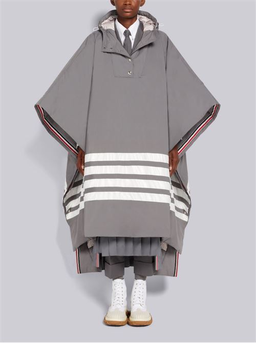 Poncho with hood THOM BROWNE | FOD066X05222035